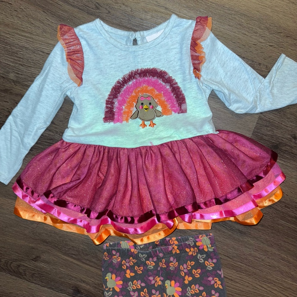 Little Lass Thanksgiving Outfit (3T)